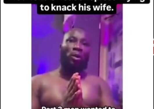 “Na She Call Me!” – Man Caught Trying To Sleep With His Best Friend’s Wife (Photos)