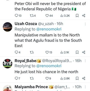 Reno Omokri Criticizes El-Rufai, Obi Over Stance On Edo Killings Of Northerners