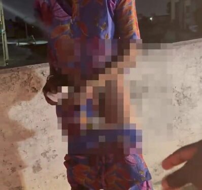 Verydarkman confronts Lagos resident defecating publicly on a bridge (video)
