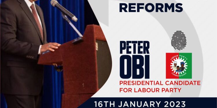 Peter Obi To Speaks At The Chatham House Today, Monday 16 January 2023