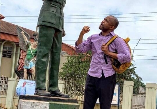 Statue Of Nzeogwu Erected In His Home Town Of Okpanam – Picture