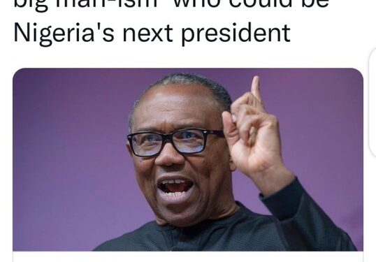 Sky News Describes Peter Obi As The ‘Antidote To Big Man-ism’