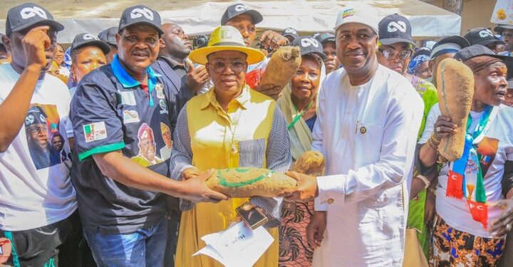 Lagos Yam Traders Drum Support For Tinubu, Sanwo-Olu