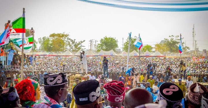 Pictures Of Tinubu Being Turbaned In Zamfara