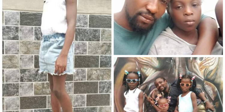 Father of 9-year-old Girl Beaten To Death By Her Guardian In Enugu, Mourns (Photo)