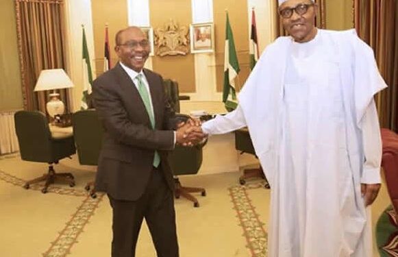 President Buhari Receives Emefiele At State House