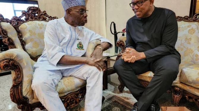 Obasanjo Insists Peter Obi Is Better Than Other Candidates