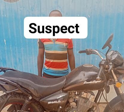 Motorcycle Thief Apprehended In Jigawa