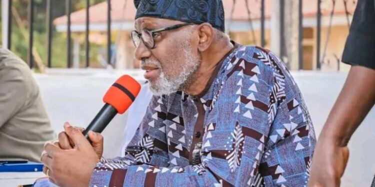 Akeredolu Makes First Public Appearance After Reports Of His Health Challenges (Photos)