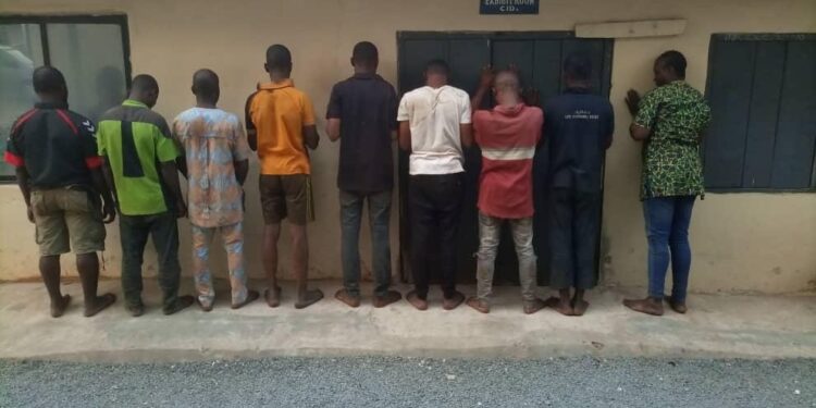 Police Arrest Nine Suspects For Vandalising Electricity Installations In Anambra