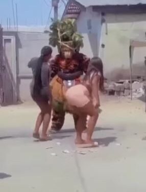 Moment Ladies Were Spotted Twerking On A Masquerade (Video)