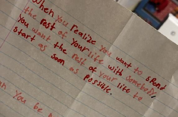 Teacher Shares Love Note She Seized From A 7th Grade Student