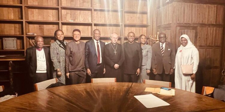 Peter Obi Visits Archbishop Of Canterbury After Chatham House Speech (Photos)