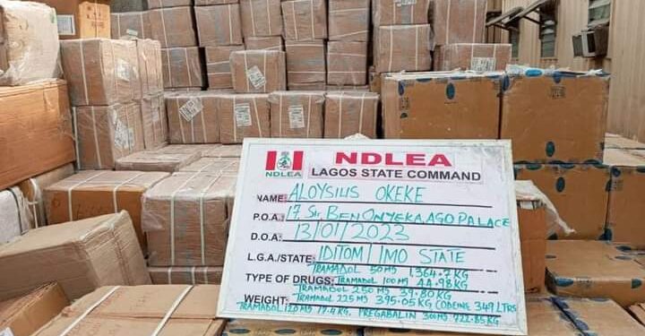 NDLEA: Over Three Million Tramadol Pills Found In Lagos Warehouse
