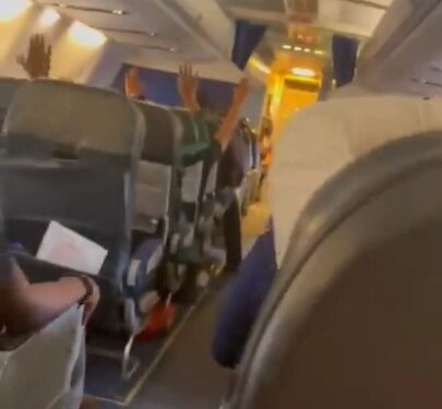 Moment Uyo-Lagos Air Peace Flight Experienced Air Turbulence (Video, Photos) 