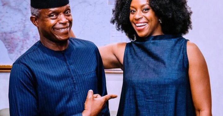 Photo Of Yemi Osinbajo And Chimamanda Adichie