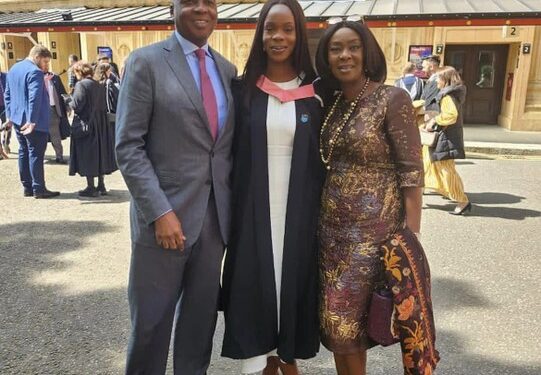 Tosin Saraki Graduates With A Degree From UK University (Photos)