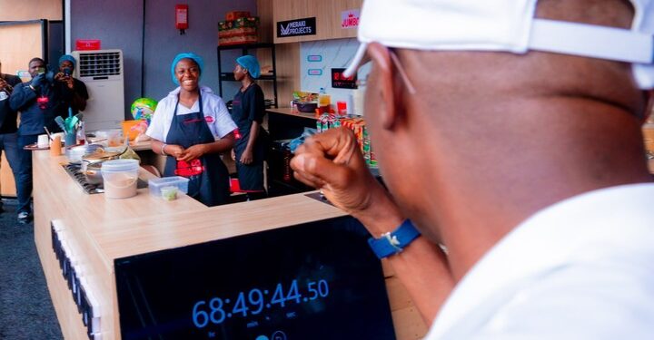The Moment Governor Sanwo-Olu Tasted Hilda Baci’s Food (Video)