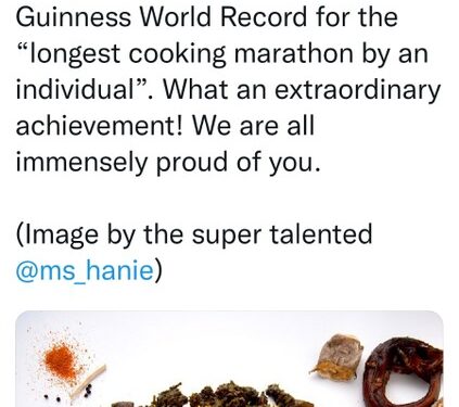 VP Osinbajo Celebrates Hilda Baci’s 100 Hours Cooking Marathon Record