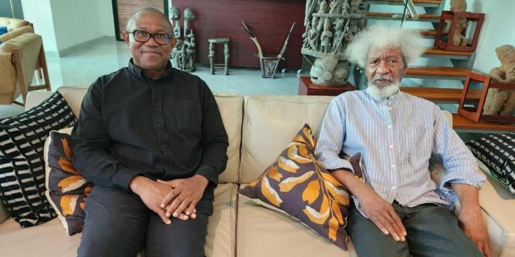 Peter Obi Speaks After Visiting Soyinka Amid Controversy