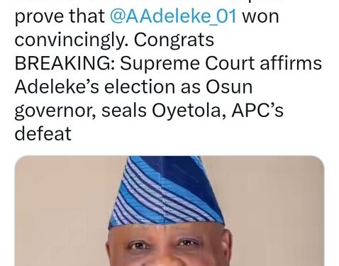 Atedo Peterside: 100 % Of Unaltered Result On IREV Gave Adeleke Victory