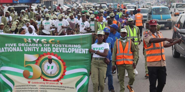 Nysc@50: Osun Holds Unity Walk To Commemorate Golden Jubilee 