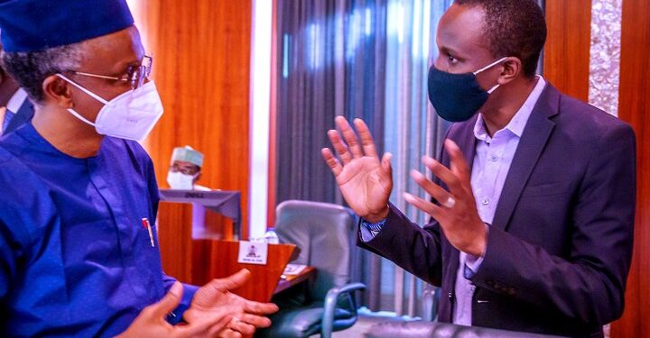 Caption This Picture Of Tolu Ogunlesi And Governor El-Rufai