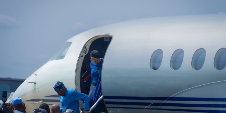 President-elect, Bola Tinubu Arrives Nigeria Ahead Of Inauguration