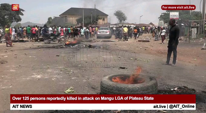 125 Persons Killed In Attack On Mangu LGA, Plateau State 