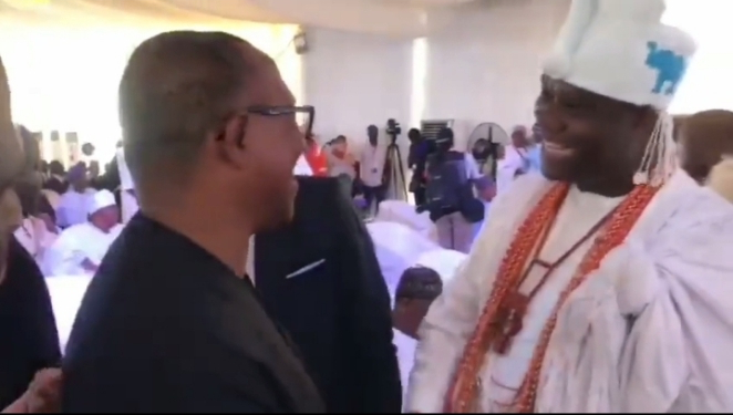 The Tsunami Himself – Ooni Of Ife Hails Peter Obi