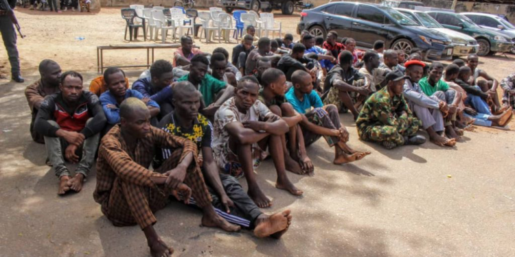 May 29: Police Parade 96 Suspected Criminals In Kano