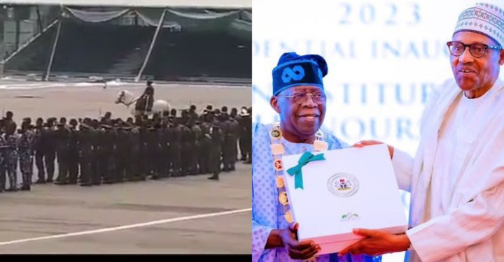 VIDEO: Final Military Rehearsal For Bola Tinubu’s Presidential Inauguration