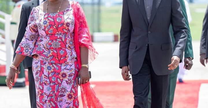 President Kagame Of Rwanda , First Female President Of Tanzania Arrive Nigeria
