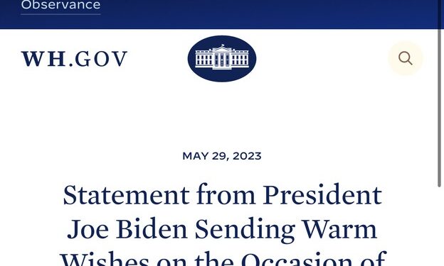 President Biden Congratulates Bola Tinubu On His Swearing-In