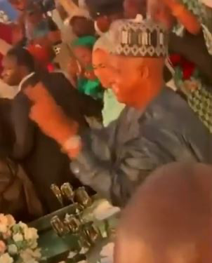 Vice President, Kashim Shettima Showing Off His Dance Skills (Video)