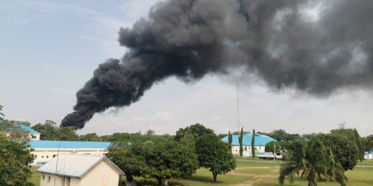 Inferno Contained – NAF Confirms Fire Incident At Facility In Abuja