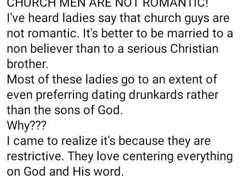 These Ladies Want S3x And Petting Which Church Brothers Can’t Offer – Evangelist Slams Women Who Say They Can’t Date ‘Church Men’