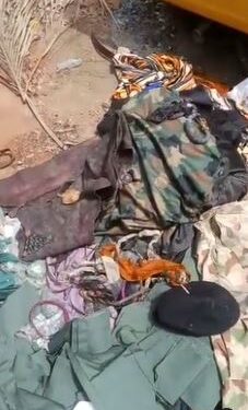 Police Recover Police And Military Uniforms From Kidnappers Den In Anambra (Video)