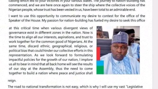 Reactions As Ado Doguwa Officially Declares For Speakership