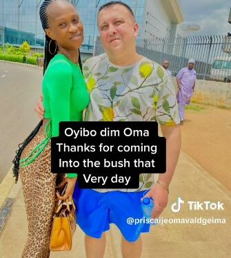 How I Met My Oyinbo Husband In The Bush – Nigerian Lady Shares Love Story (Video)