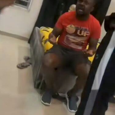 Drama As Lady Catches Married Man Who Sneaked Into Her Home At Night To See Her Maid (Video)