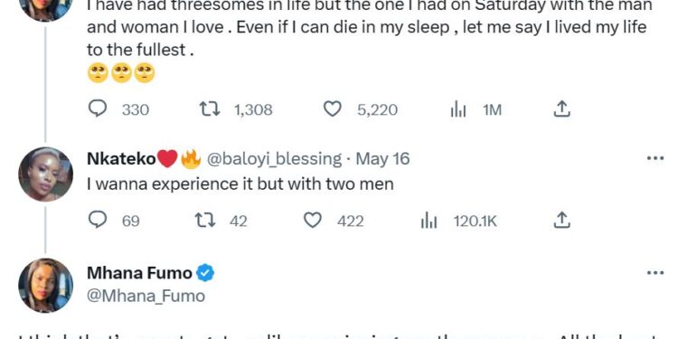 Even If I Die In My Sleep, I Lived My Life To The Fullest – Lady Says After Threesome Experience