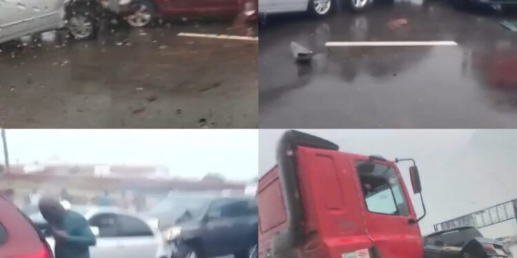 Multiple Car Accident Along Lagos-Ibadan Expressway (Video)