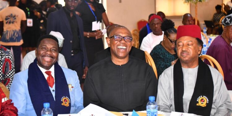 Remove This One And Put The One I Was Smiling – Shehu Sani Protests Over His ‘Non-Smiling’ Photo Posted By Peter Obi