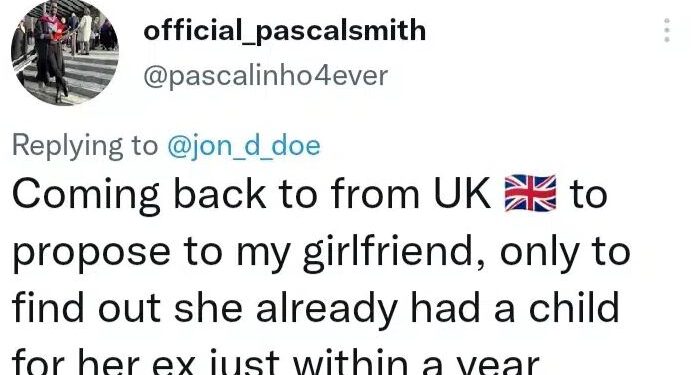 My Life Has Changed – Man Who Returned From UK To Propose To Girlfriend Discovers She’s Already Pregnant For Ex