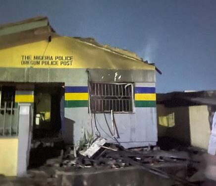 Irate Youths Set Lagos Police Post Ablaze