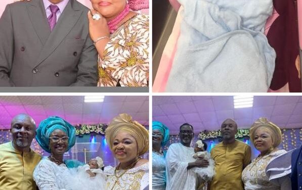 Nigerian Pastor And His Wife Welcome First Child After 20 years