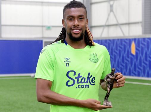 Iwobi Named Everton Player’s Player Of The Season