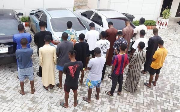 EFCC Arrests 20 Yahoo Boys In Kwara (Photo)