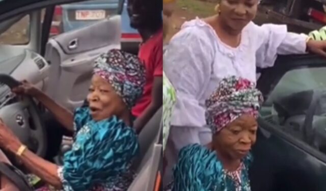 Iya Gbonkan Receives Brand New Car From A Fan After N5m Donation